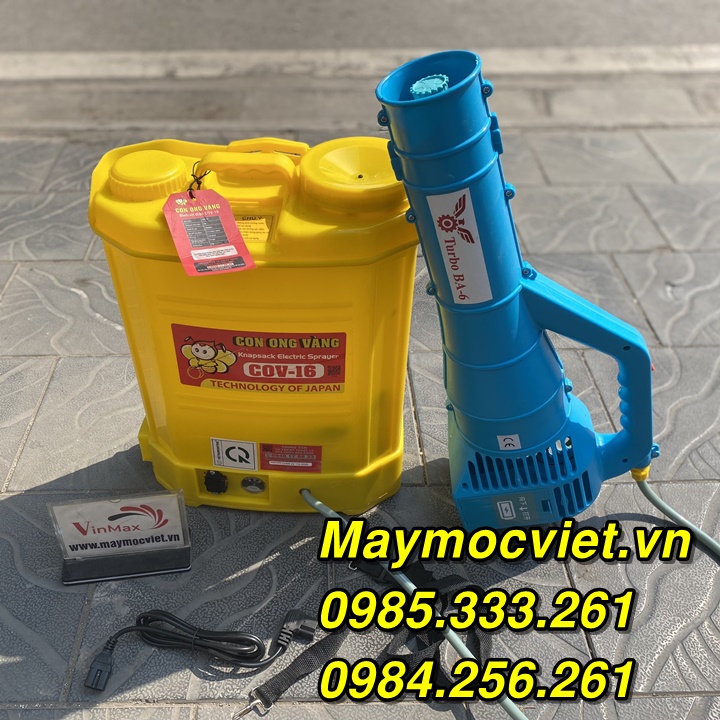 Combo máy phun thuốc muỗi sinh học diệt gián, ruồi kiến Germi GM60