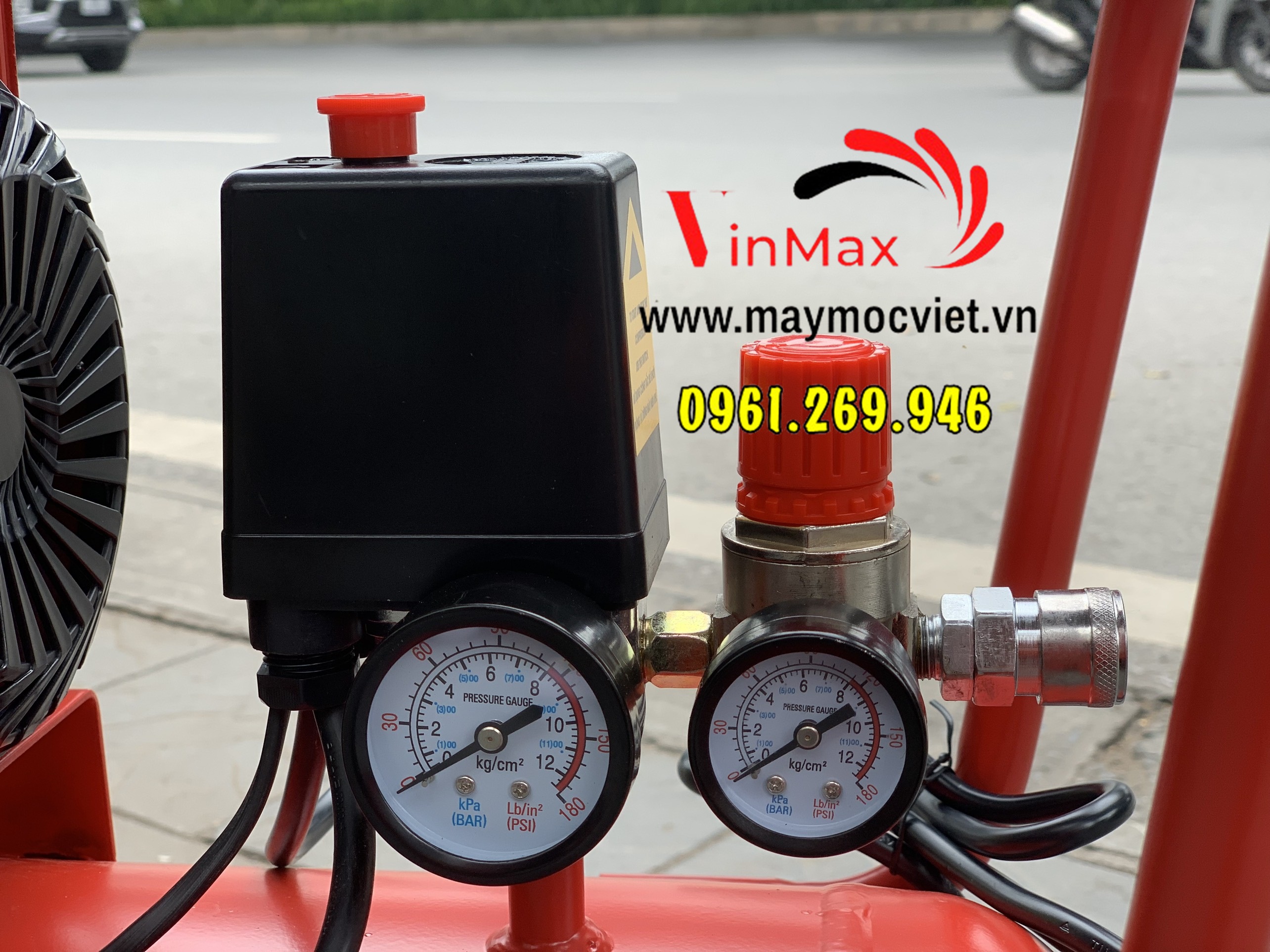 Máy nén khí không dầu Oshima 40L công suất 3HP