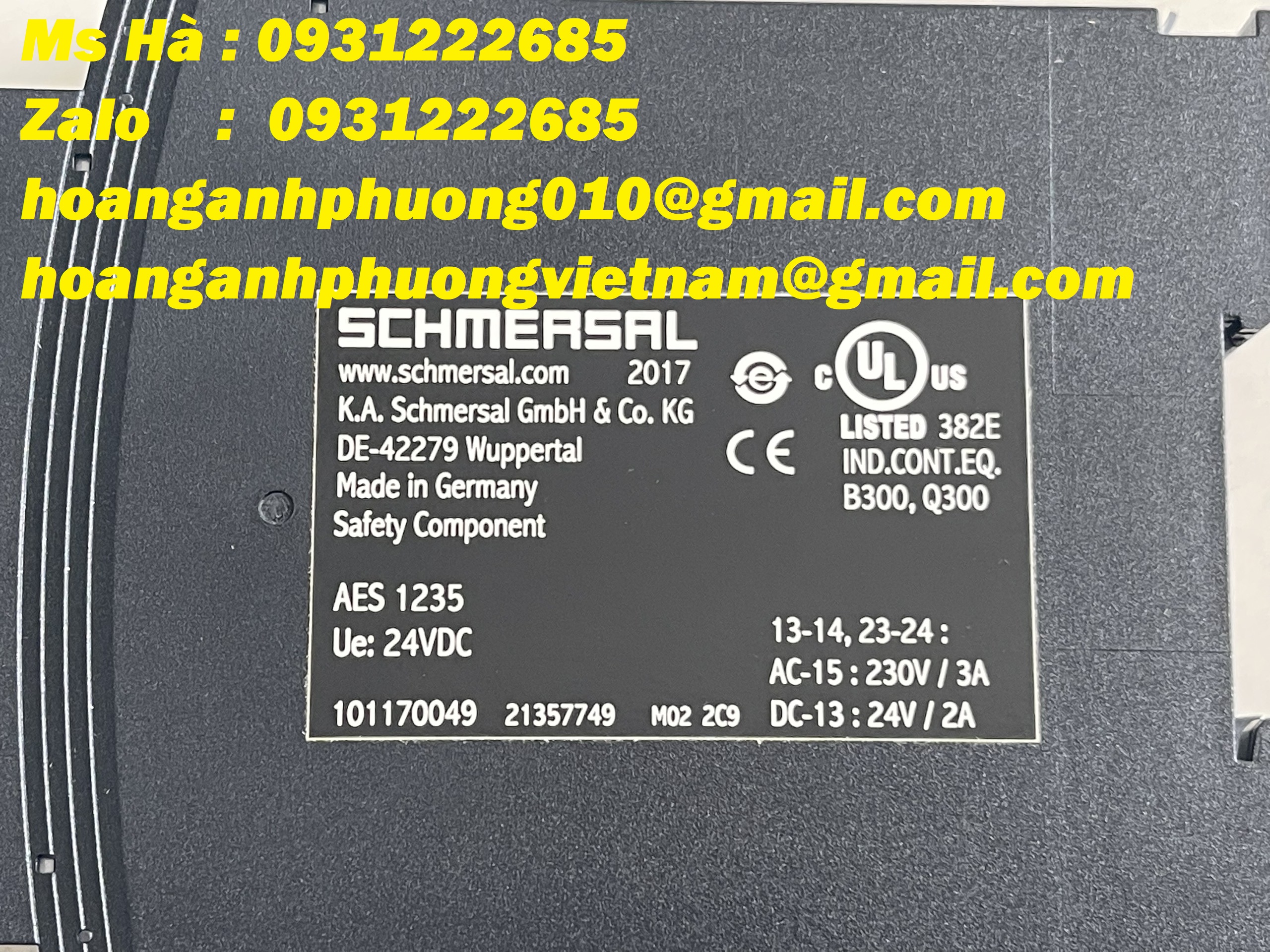 Relay safety AES 1235 hãng Schmersal - ưu đãi giá hiện nay