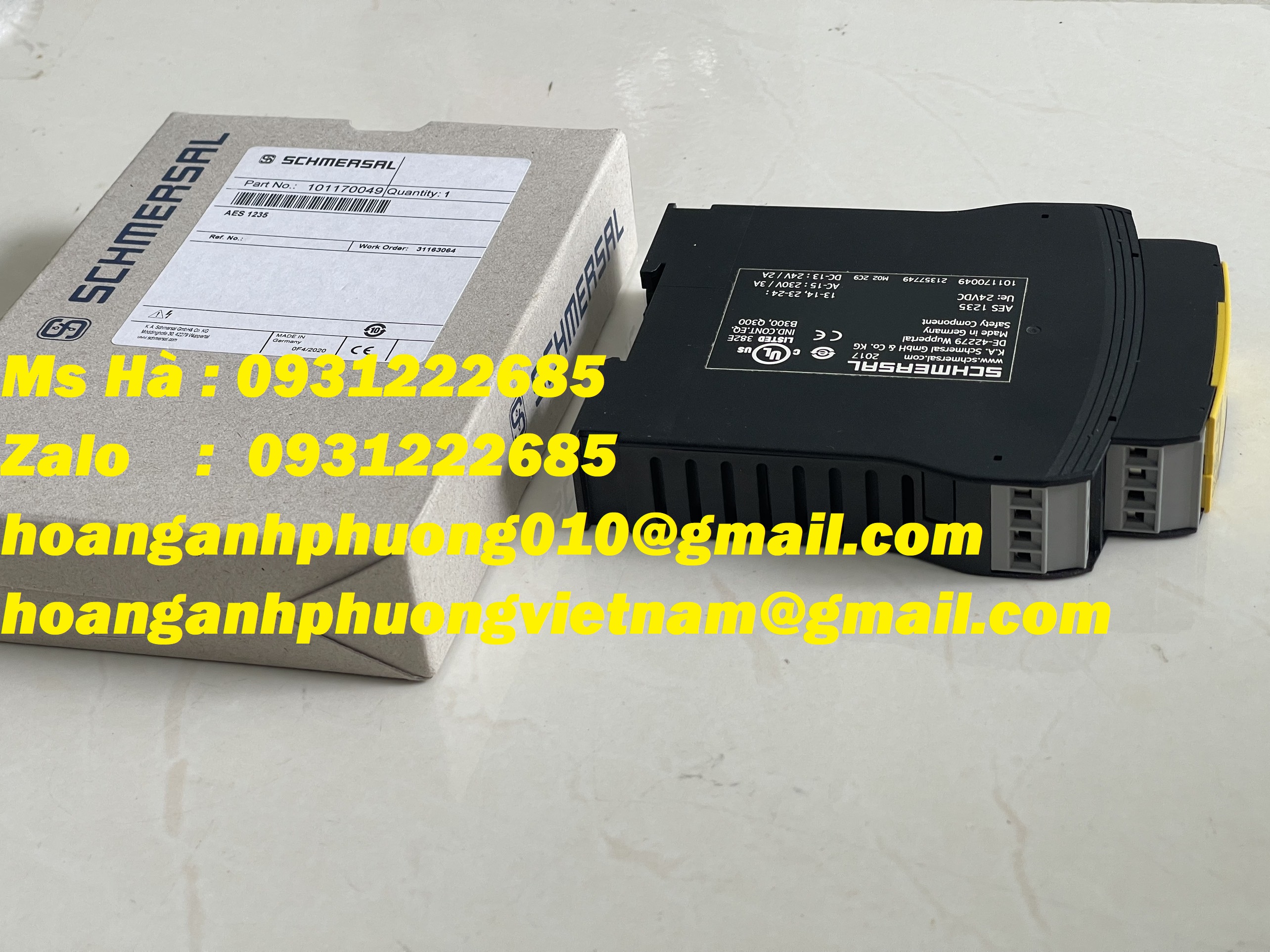 Relay safety AES 1235 hãng Schmersal - ưu đãi giá hiện nay