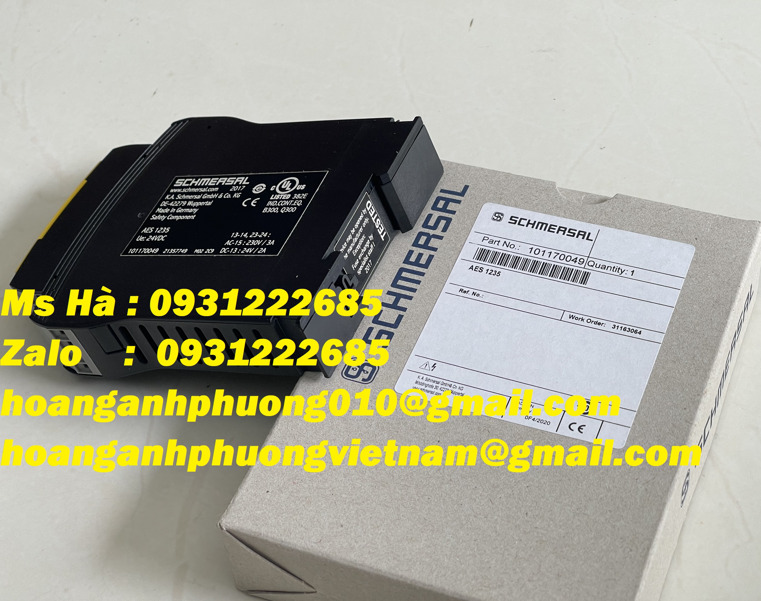 Relay safety AES 1235 hãng Schmersal - ưu đãi giá hiện nay