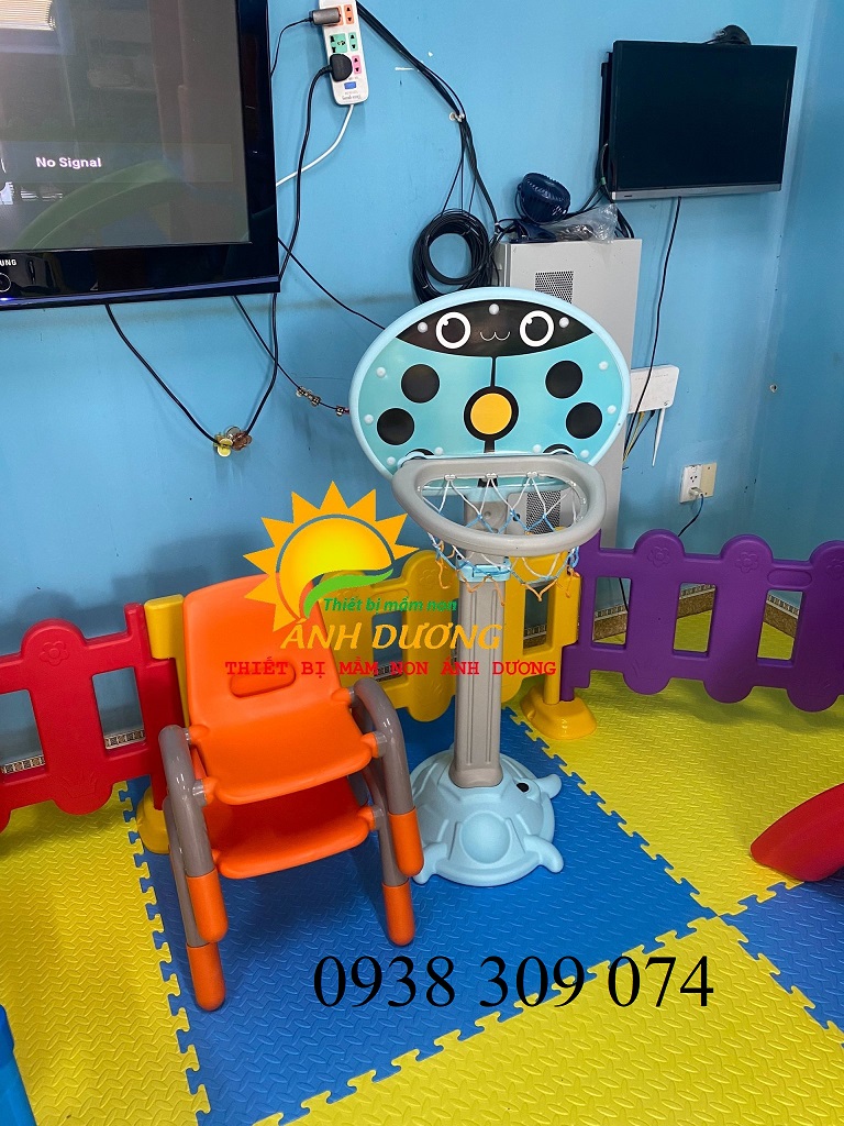 Trụ bóng rổ , cột ném bóng rổ mầm non, khung thành mầm non