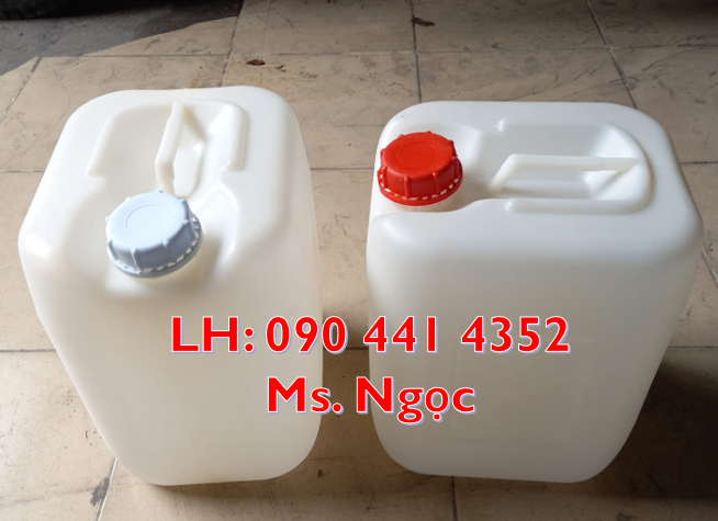 Can nhựa 30 lít đựng lưu huỳnh, can nhựa 25L đựng axit, can nhựa 20L