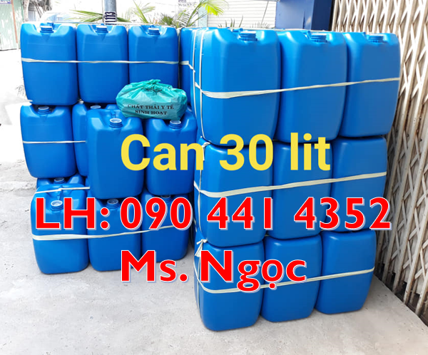 SX can nhựa HDPE, giá hợp lý. Dung tích can nhựa 10 lít, 20 lít, 25L