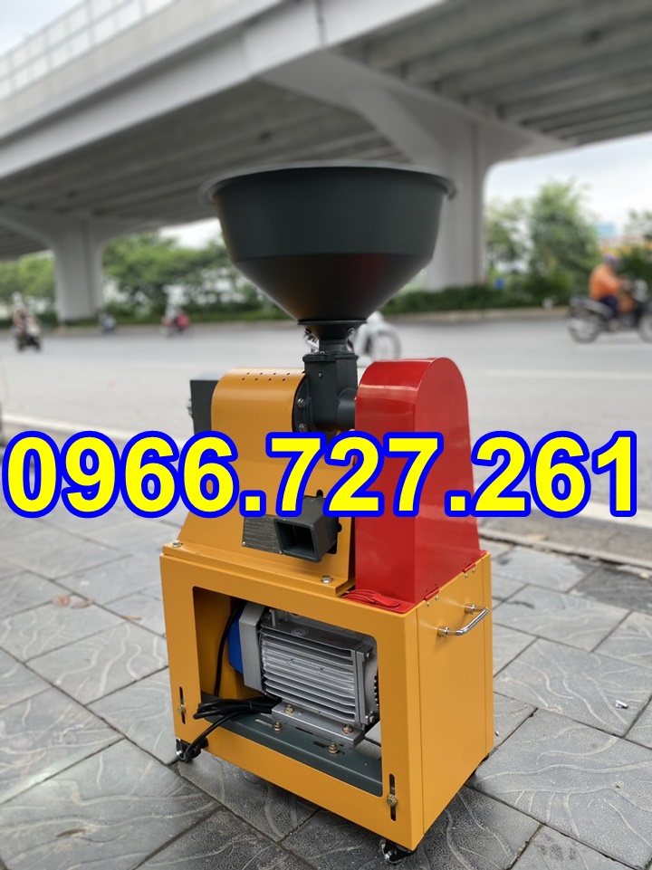 Máy xát gạo mini gia đình liên hoàn , xát trắng 1 lần