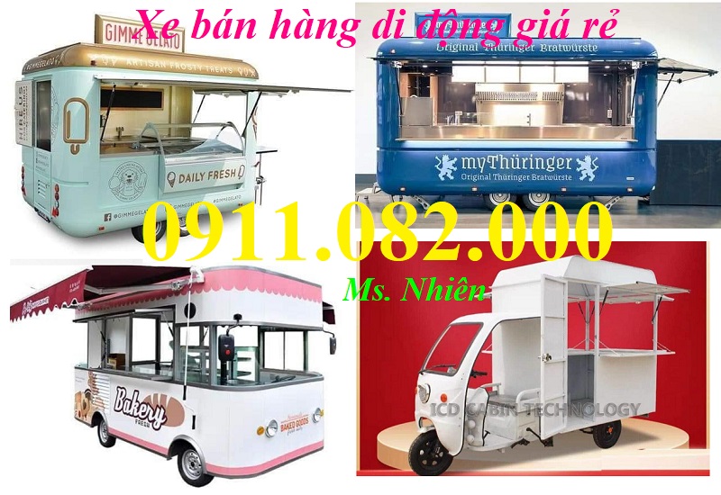 cung cấp xe lưu động, xe bán đồ ăn vặt- lh 0911082000