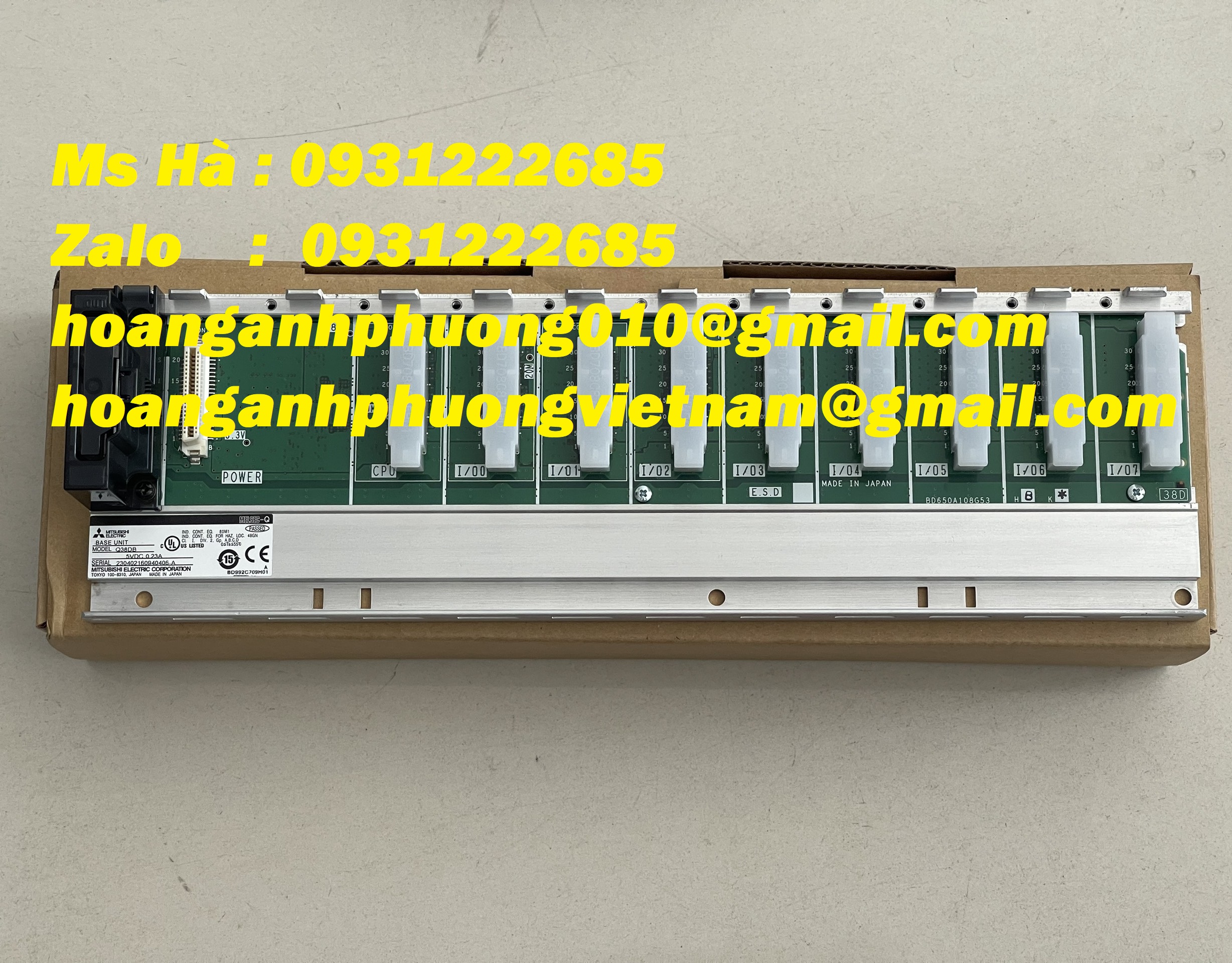 Q38DB dòng mitsubishi chính hãng - chân đế - Công Ty Hoàng Anh Phương