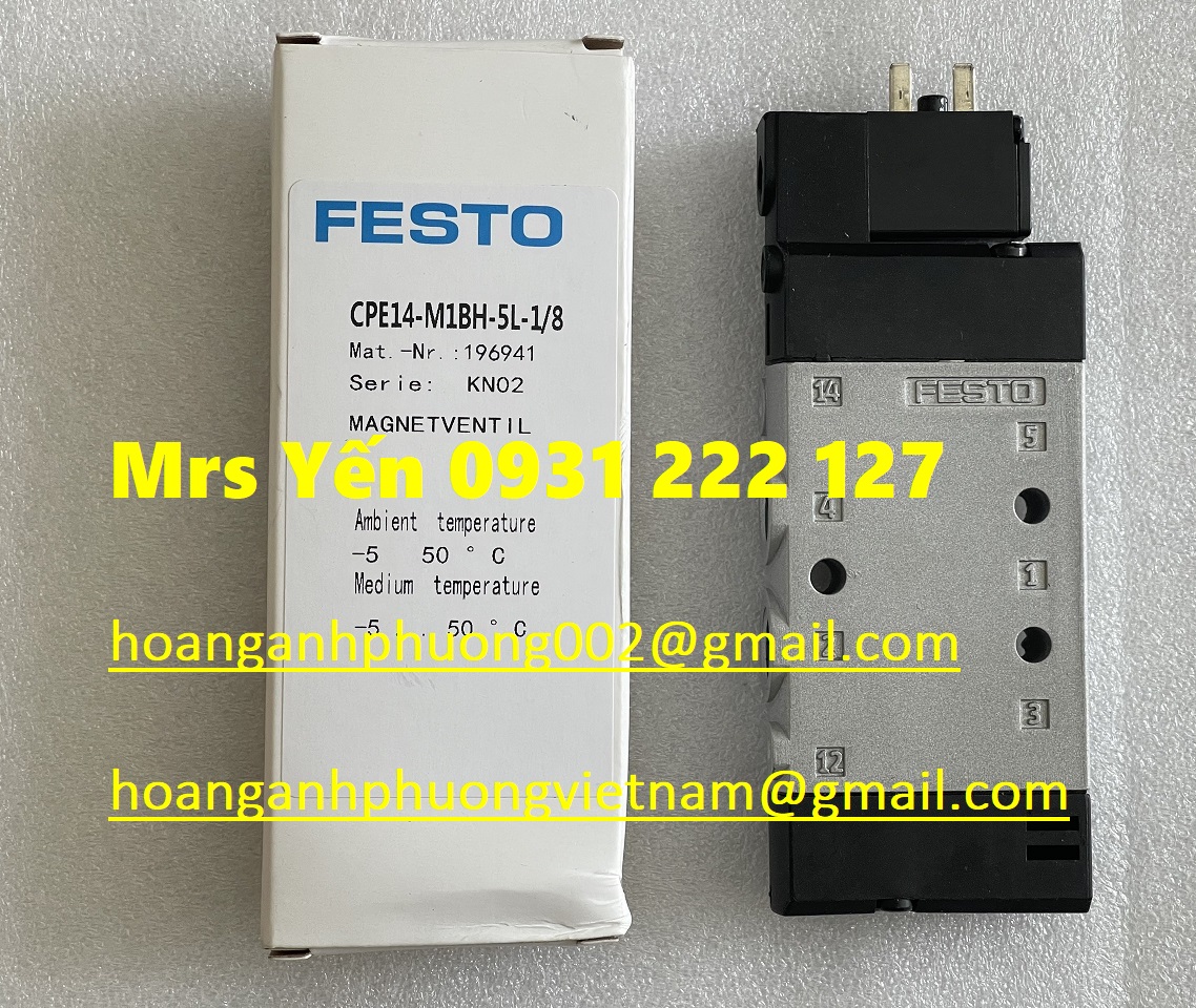 CPE14-M1BH-5L-1/8 Van điện từ Festo mới giá nhập trực tiếp