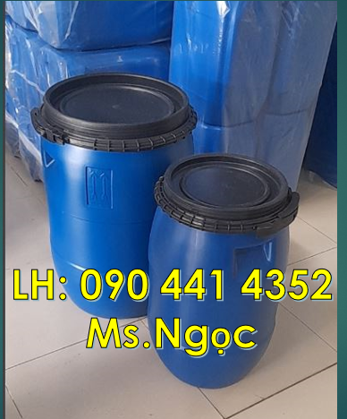 Gía thùng phuy nhựa 30 lít đựng hóa chất công nghiệp, nông nghiệp,