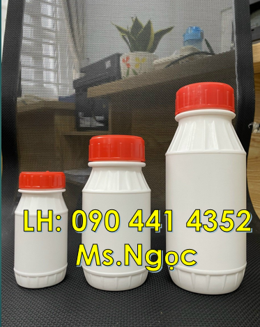 Chai nhựa 1 lít dày, chai nhựa đựng axit, nông dược, thuốc bvtv