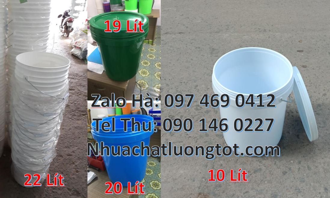 Bán thùng đựng sơn 22l có nắp chiết rót,thùng sơn 5l đựng bột giặt giá