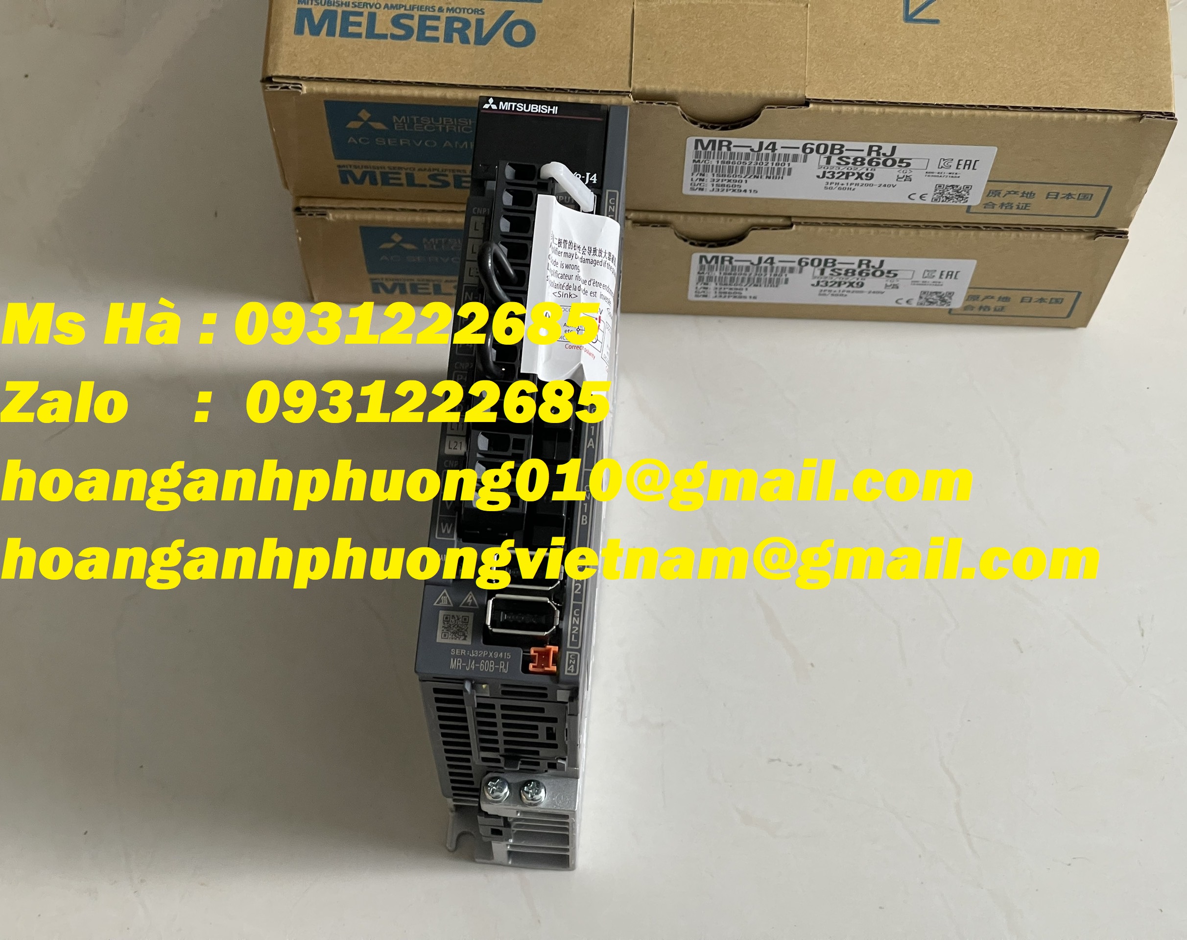 Dòng J4 series MR-J4-60B-RJ mitsubishi - bộ điều khiển mới