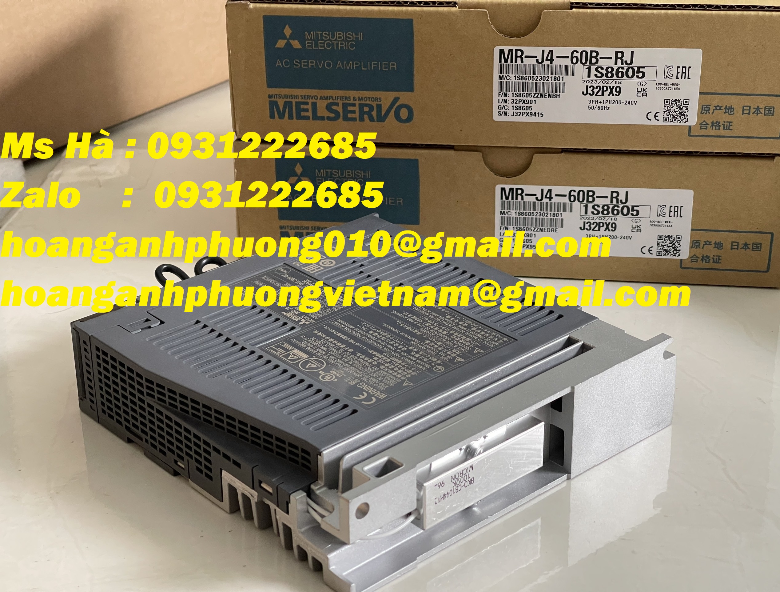 Dòng J4 series MR-J4-60B-RJ mitsubishi - bộ điều khiển mới