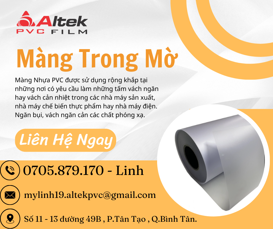 Giá Bán Màng Nhựa Trong Mờ Dùng Làm Túi Thời Trang v.v....