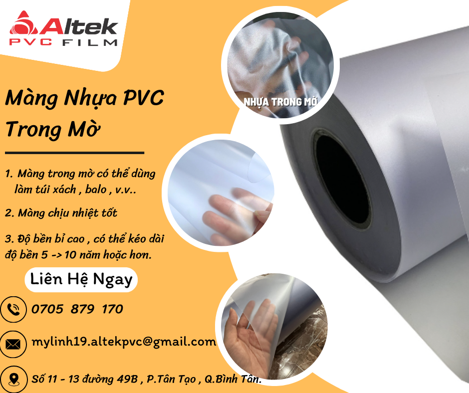 Giá Màng Nhựa Trong Mờ 0.25mm Hàng Sẵn Kho