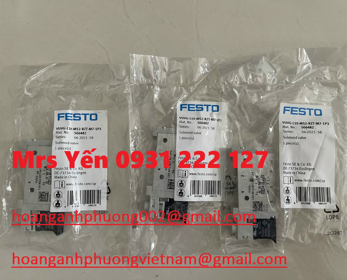 Van điện từ 566482 FESTO giá nhập khẩu trực tiếp tại Bình Dương