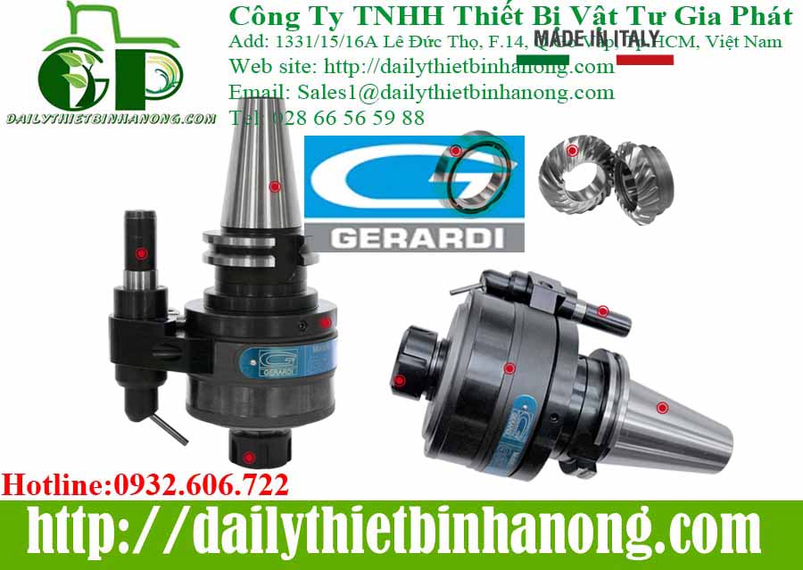 Dụng cụ kẹp phôi cho máy móc công nghiệp GERARDI