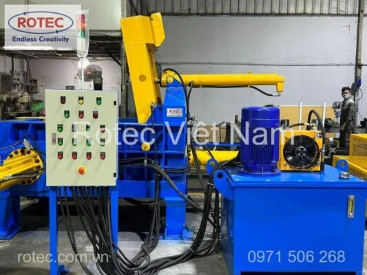 Máy ép kiện 3 chiều Rotec Vietnam