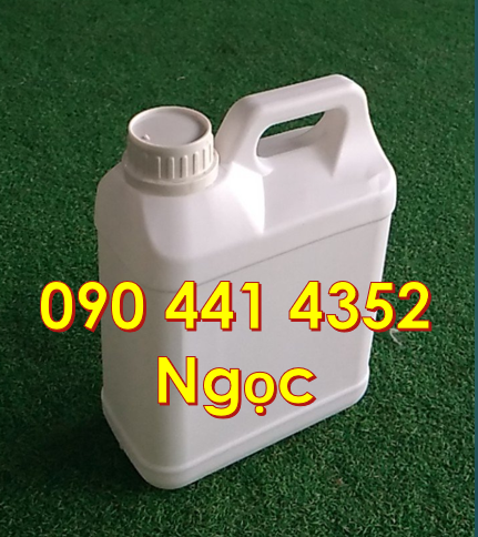 Can nhựa đựng hóa chất 1 lít, 2 lít, 4 lít, 5 lít vuông , tròn tại TPH