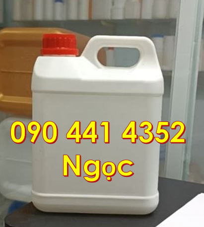 Can nhựa 5 lít vuông màu đỏ, can nhựa 4 lít nắp garenty, can nhựa 2L