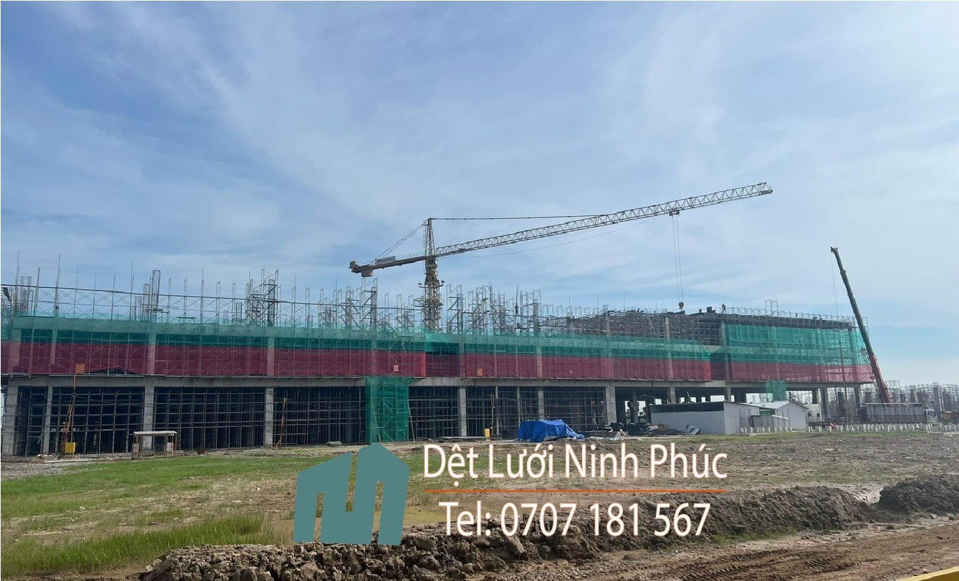 Lưới công trình chắn bụi đa sắc màu, nhiều khổ