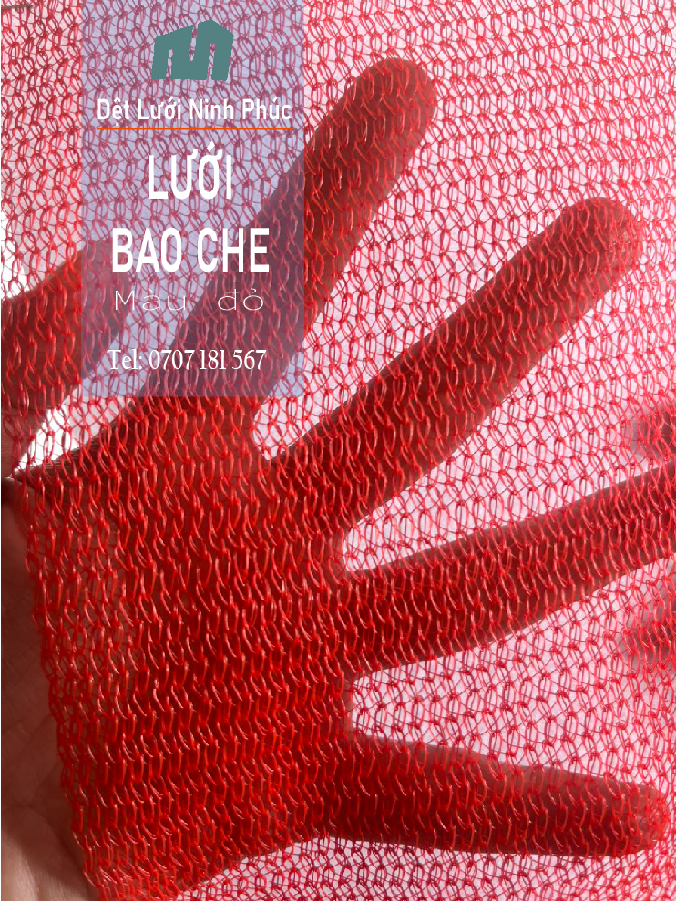 Lưới công trình chắn bụi đa sắc màu, nhiều khổ
