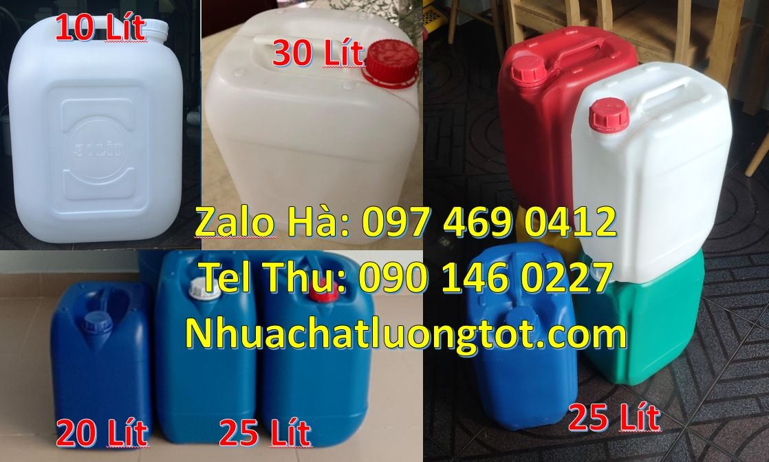 Bán can nhựa 30l có nắp thoát khí vuông xanh,can nhựa 25l đựng hóa chấ