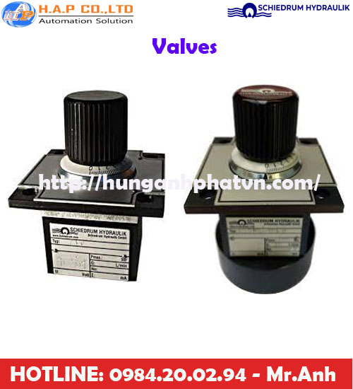 van tiết lưu Schiedrum Hydraulik tại việt nam
