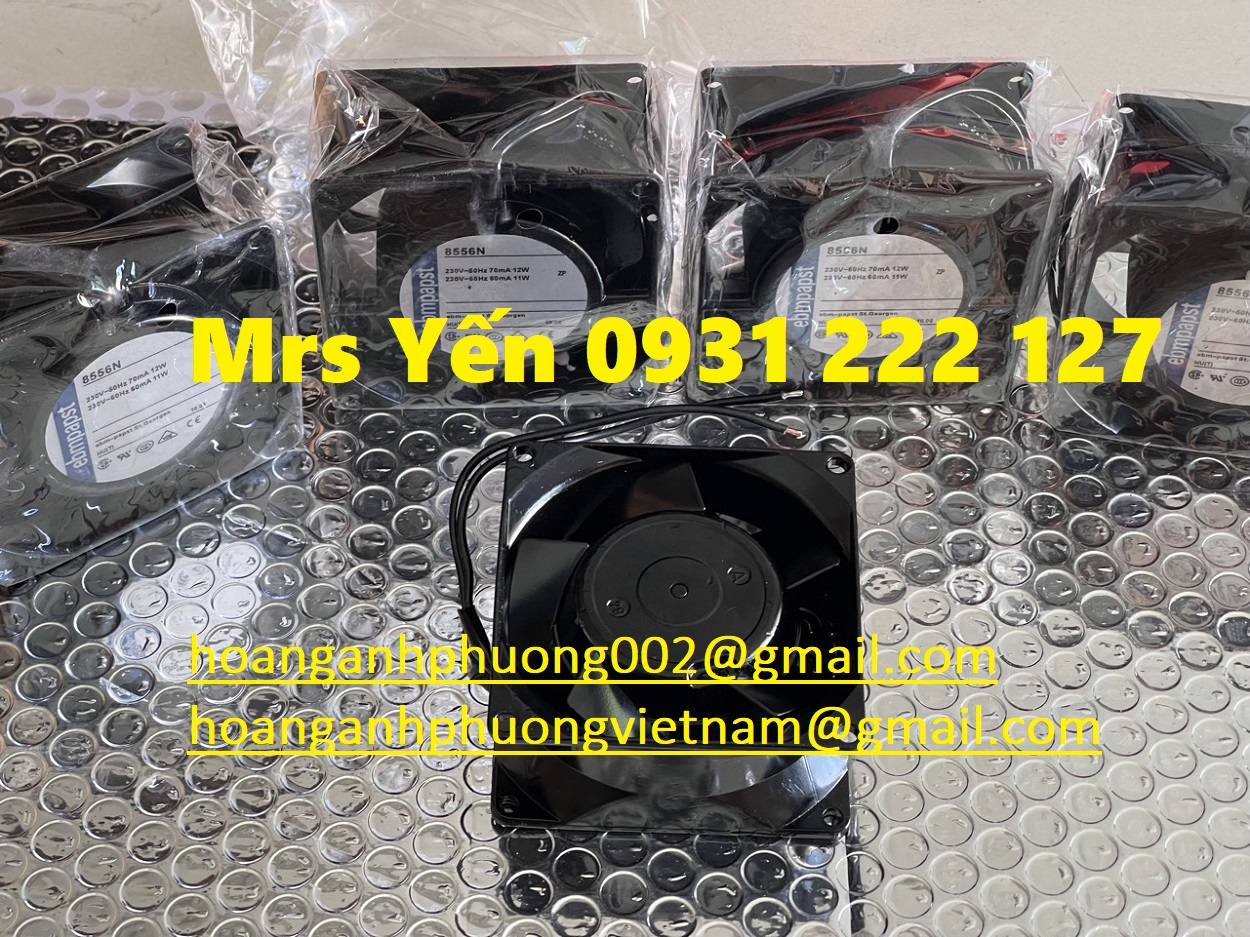 Quạt tản nhiệt EBMPAST 8556N, giá cạnh tranh hàng nhập khẩu mới