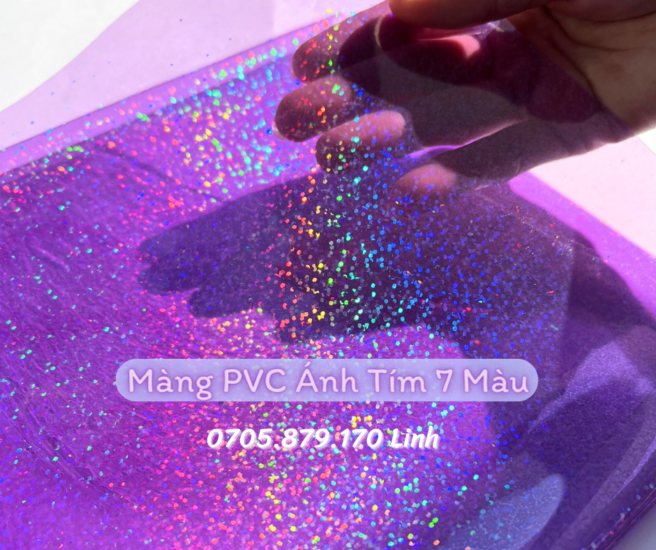 Màng Nhựa Ánh Tím 7 Màu Hàng Mới Altek PVC Film