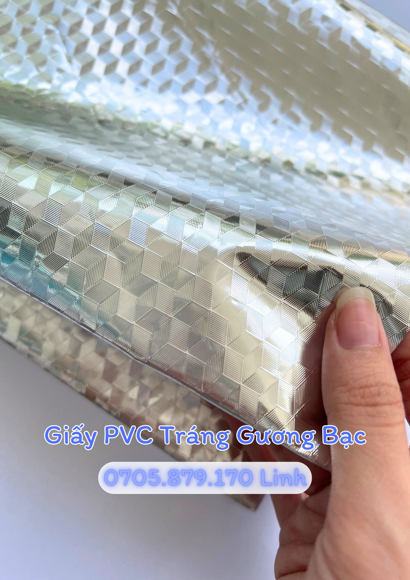 GIẤY PVC TRÁNG GƯƠNG IN NHIỀU HỌA TIẾT (BẠC , VÀNG GOLD , ĐỎ ĐÔ)
