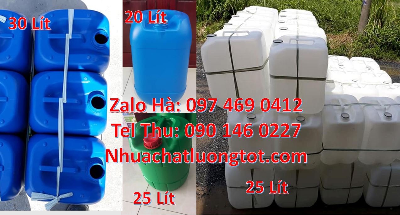 Bán can nhựa 25l có nắp thoát khí đựng thực phẩm,can nhựa 18l tròn xan