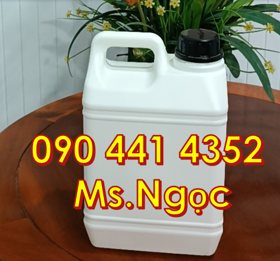 Can nhựa đựng hóa chất 1 lít, 2 lít, 4 lít, 5 lít vuông , tròn tại TPH