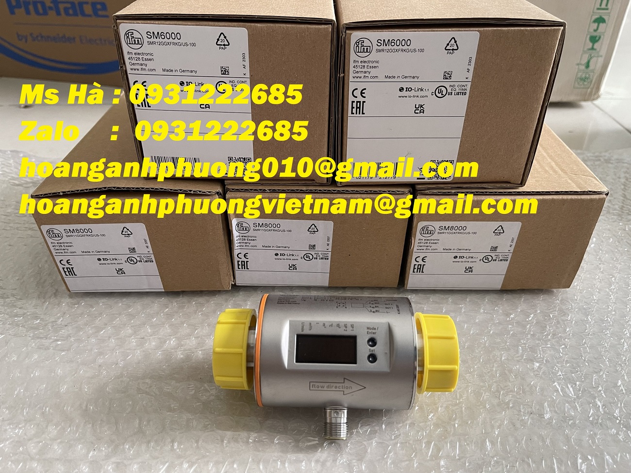SM8000 dòng IFM - bộ đo lưu lượng - giá cạnh tranh hiện nay