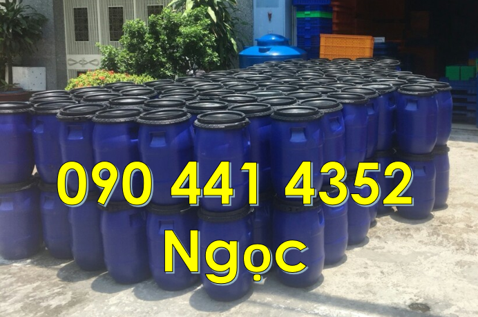 Thùng phuy nhựa 30 lít xanh, thùng phuy 50 lít, thùng phuy 120 lít