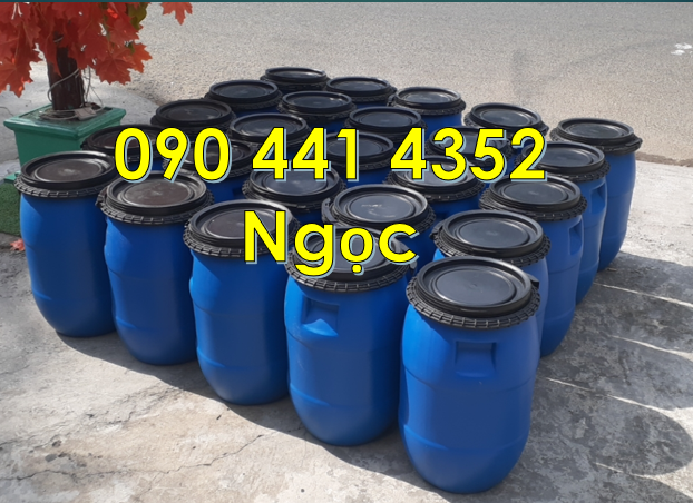 Thùng phuy nhựa 220L nắp kín, phuy nhựa 120L nắp hở,thùng phuy 50 lít