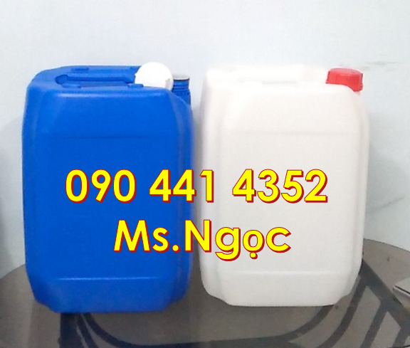 Gía can nhựa 10 lít vuông, can đựng 20 lít hóa chất, can nhựa 25 lít
