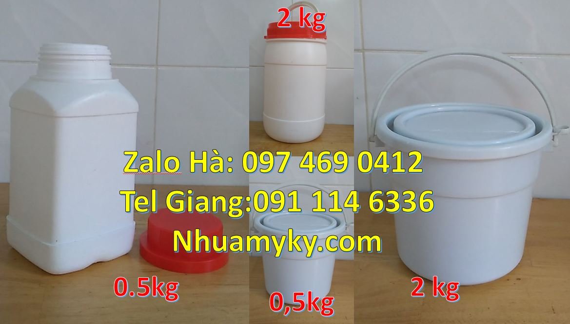 Bán hũ nhựa 500g đựng bánh kẹo mứt,hũ nhựa 100g đựng bột ngọt gia vị