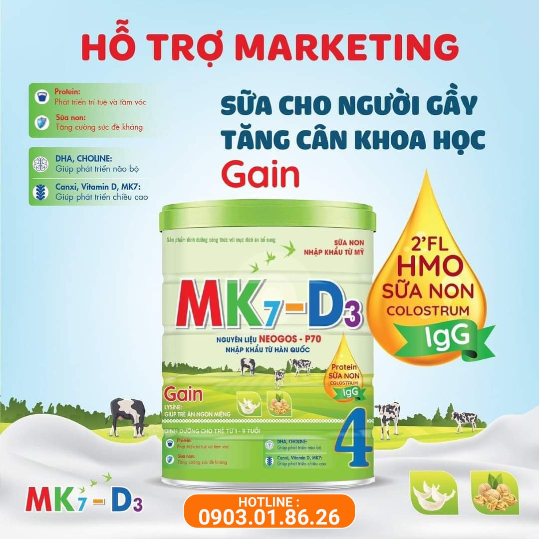 Tìm nhà đại lý phân phối sữa MK& D3 theo khu vực