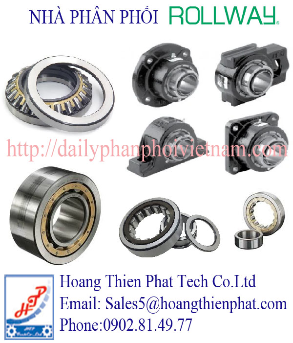 Vòng bi lăn hình trụ Rollway tại Việt Nam