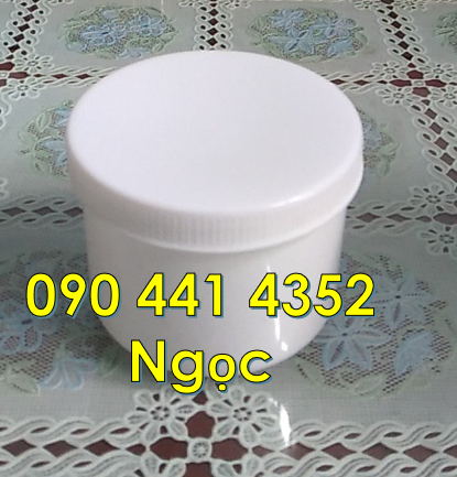 Hủ nhựa 50gr đựng hóa chất, hủ nhựa 100g đựng bột, hủ nhựa 250gr