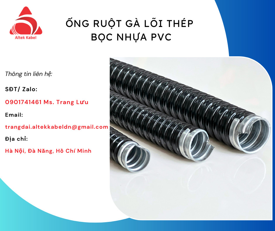 Ống ruột gà lõi thép bọc nhựa pvc 4 inch (ID 100 - OD 114)