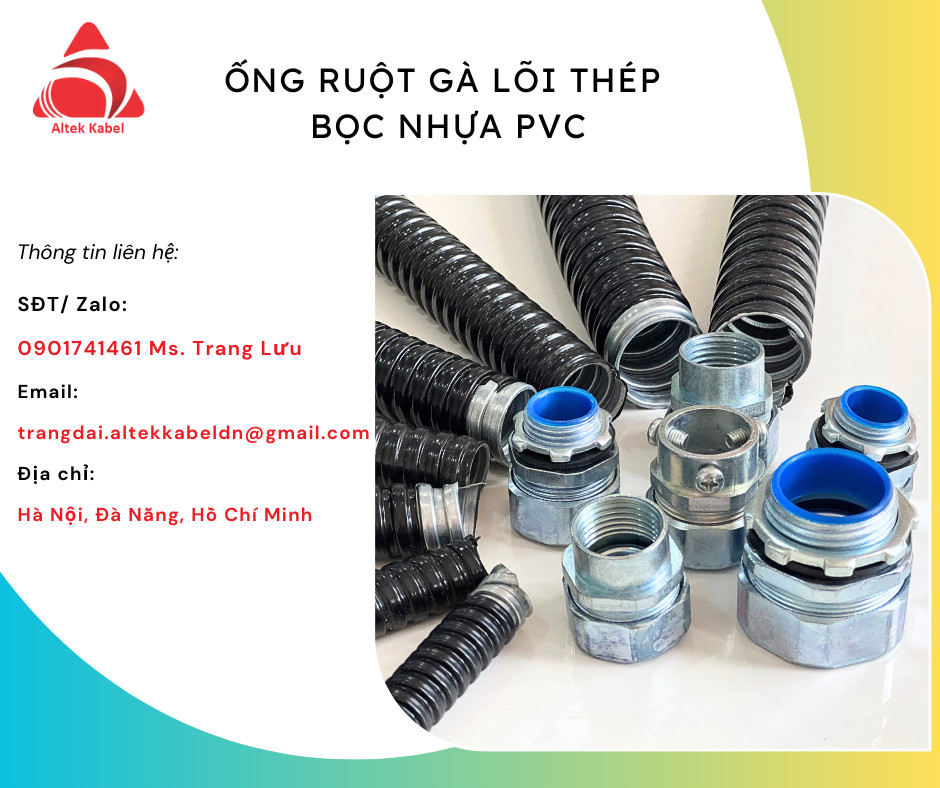 Ống ruột gà lõi thép bọc nhựa pvc 4 inch (ID 100 - OD 114)