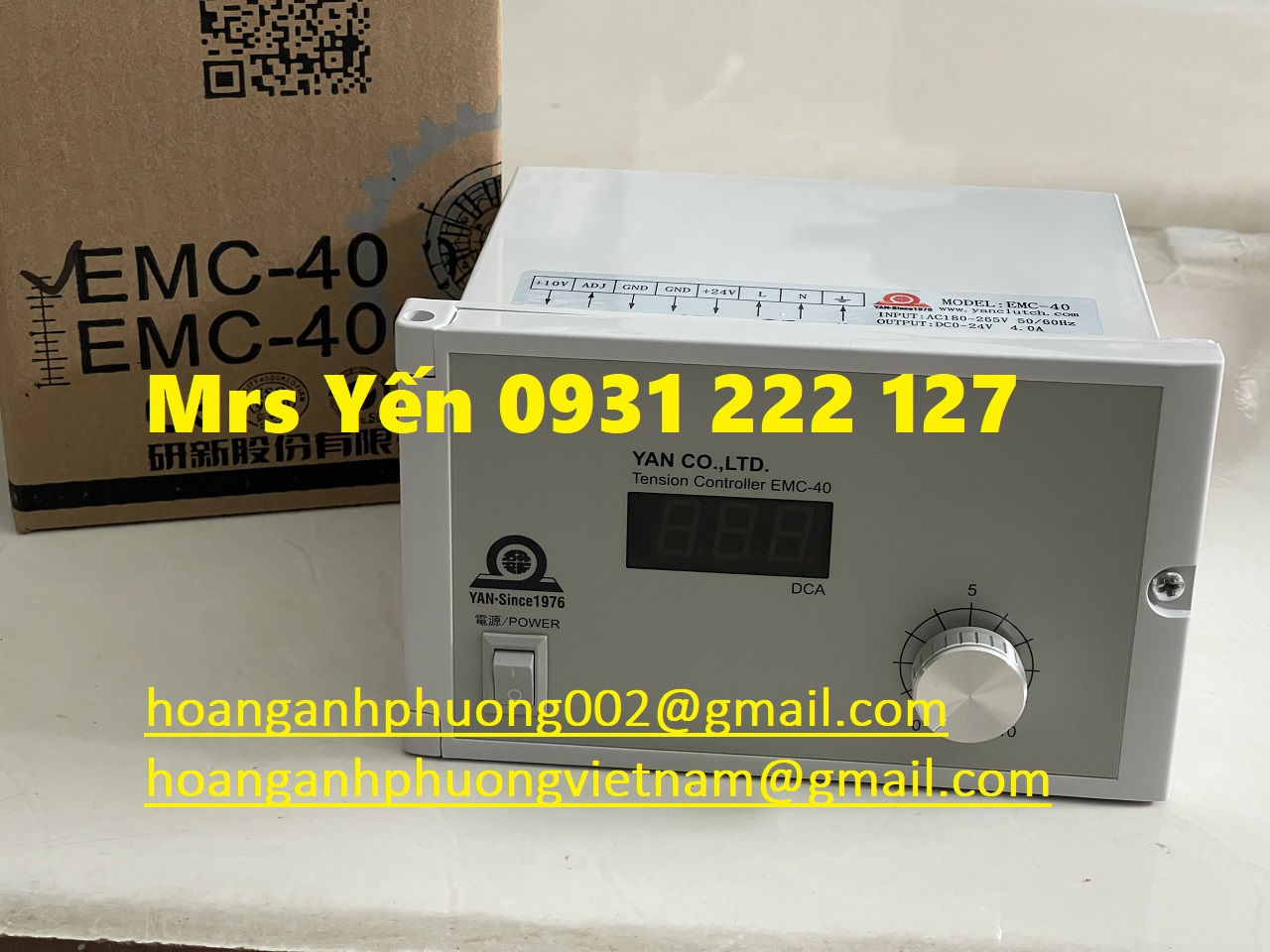 EMC-40 Tensione Controller Yan nhập khẩu bởi Hoàng Anh Phương