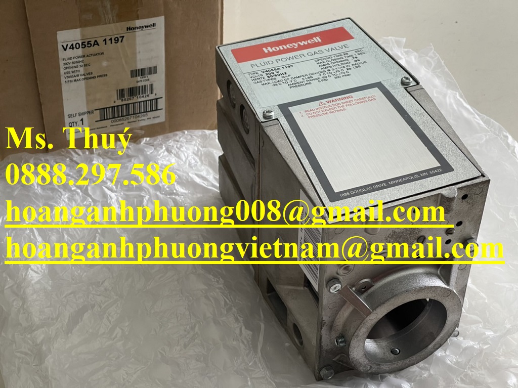 Bộ truyền động Honeywell V4055A 1197 - Hàng mới 100%