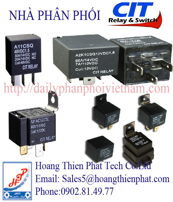 Rơ le chuyển mạch CIT Relay tại Việt Nam.