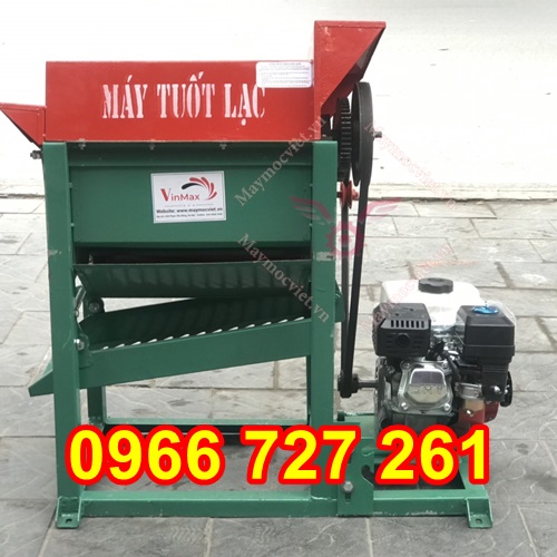 Máy tuốt lạc đậu phộng mini chạy xăng 5.5hp TL65