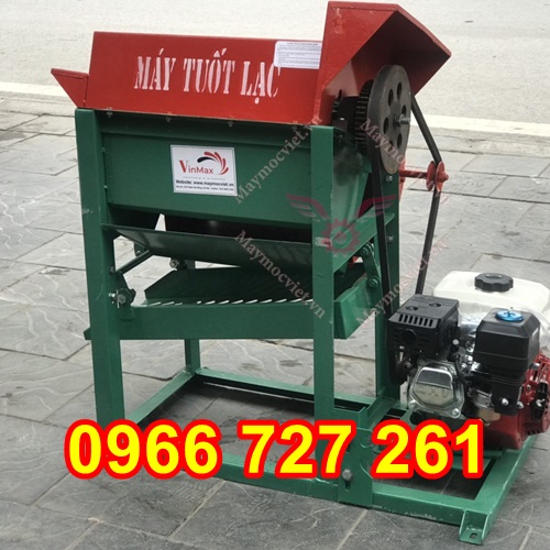 Máy tuốt lạc đậu phộng mini chạy xăng 5.5hp TL65