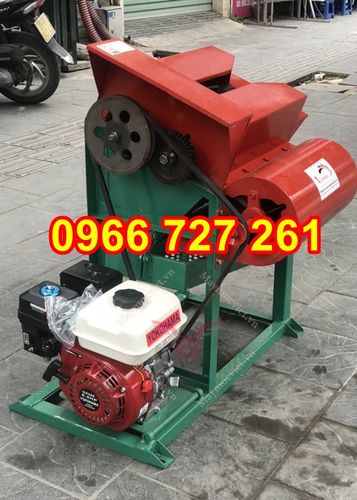 Máy tuốt lạc đậu phộng mini chạy xăng 5.5hp TL65