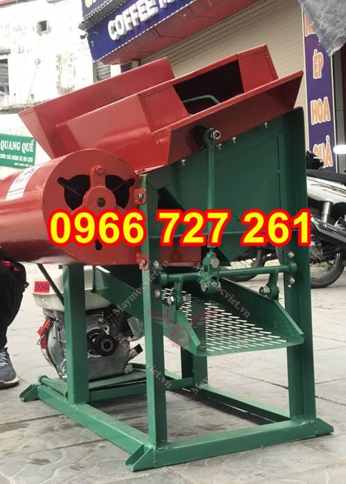 Máy tuốt lạc đậu phộng mini chạy xăng 5.5hp TL65